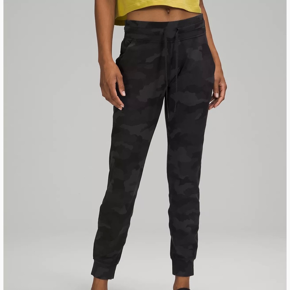 lululemon ready to rulu jogger gray camo 14 nwt